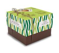 Luxury Panettone with Dubai Style Chocolate filled with Pistachio cream 800g Traditional Italian Cake