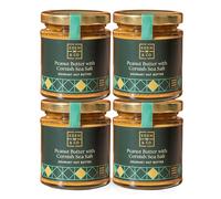 Luxury Peanut Butter Variety Pack, Cornish Sea Salt, Toasted Coconut, Spiced Fruit, Cocoa & Caramel, Crunchy Nut Butter, No Palm Oil, 4 x 180g Jars by EDEN & CO.