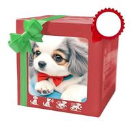 Luxury pet gift set with interactive packaging and design, complete with barking and moving features - the perfect choice for celebratory occasions K