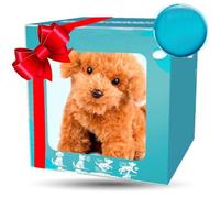 Luxury pet gift set with interactive packaging and design, complete with barking and moving features - the perfect choice for celebratory occasions J
