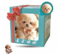 Luxury pet gift set with interactive packaging and design, complete with barking and moving features - the perfect choice for celebratory occasions B