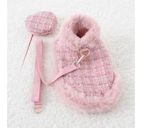 Luxury Pink Fleece Jacket for Sphynx Hairless Cat Clothes Elegant Comfort Winter Coat Thickening Sweater Cardigan for Kittens