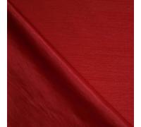 Luxury Plain Satin Backed Faux Raw Silk Dupion Shantung Fabric Material Dyed 44" (Sample (10cm x 10cm), Red 4396)