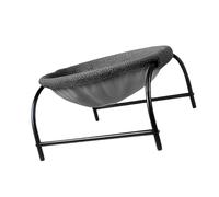 Luxury Plush Cat Loft Bed Stable Metal Frame Comfortable Hanging Cat Bed for Removable Cushion Indoor Use