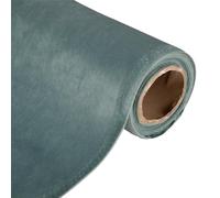 Luxury Plush Velvet Fabric - 60 Inch Wide - Perfect for Upholstery, Chairs, Sofa Coverings, Curtain and Blind Material Durable Velvet Upholstery Fabric, Home Decor (Duck Egg, 10 Metre)