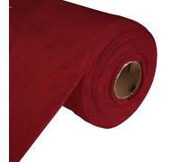 Luxury Plush Velvet Fabric - 60 Inch Wide - Perfect for Upholstery, Chairs, Sofa Coverings, Curtain and Blind Material Durable Velvet Upholstery Fabric, Home Decor (Red, 1 Metre)
