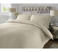 Luxury Product 100% Hotel Egyptian Cotton 300 Thread Count Bedding Fitted Sheet Duvet Quilt Set with cases Black/Grey/White (Cream, double)