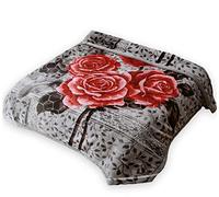 LUXURY PRODUCT-2PLY REVERSIBLE DOUBLE SIDED THICK HEAVY FAUX FUR BED BLANKET FLEECE SOFA THROWS/BLANKET