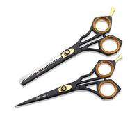 Luxury Professional 6" Hairdressing Barber Scissors Set Hair Cutting Thinning Shears with Adjustable Screw for Men and Women