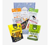 Luxury Pub Snacks Hamper - Premium Savoury Snack Box with Serious Pig and Mr Filbert’s | Salami, Cheese, Pickles, Nuts & Rice Bites | Gift for Beer Lovers & Snack Fans | Nibula Treats