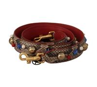 Luxury Python Leather Shoulder Strap - female - Dolce & Gabbana - Bag Accessories - Brown - ONE SIZE - Bags ONE SIZE