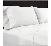 Luxury Queen Size Pillow Case (20 x 30 Inch) - 2 Piece Set, 100 Percent Egyptian Cotton 600 Thread Count, White Plain Color