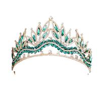 Luxury Queen Wedding Crown Women Crystal Banquet Tiaras Party Headbands En8