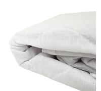 Luxury Quilted Anti-Allergenic Fitted Mattress Protector - Soft, Breathable & Machine Washable, Super King Size,White