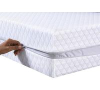 Luxury Quilted Full Zipped Mattress Protector Cover Breathable Bed Bug Mattress Encasement Dust proof Mattress Topper