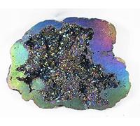 Luxury Rainbow Celestial Aura Quartz Geode Cluster Druzy Crystal Healing Mineral Gift-Boxed Gifts for Friends Women Home Office Decor