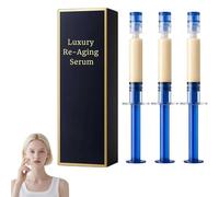 LUXURY Re-Aging Serum, Luxury Peptide Anti-Wrinkle Essence, Micro-Molecular Collagen Anti-Wrinkle Lotion, Anti-Aging Face Collagen Peptide Serum for All Skin Type (1 Box)