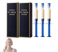 LUXURY Re-Aging Serum, Luxury Peptide Anti-Wrinkle Essence, Micro-Molecular Collagen Anti-Wrinkle Lotion, Anti-Aging Face Collagen Peptide Serum for All Skin Type (2 Box)