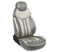 Luxury Recilining Boat Seat High Back Yacht Pontoon Captains Chair,Light Gray/Beige
