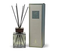 Luxury Reed Diffuser 1000ml, Fig & Sandalwood Room Diffusers, Long Lasting Air Fresheners Home Fragrance, Square Glass Bottle with Black Diffuser Reeds for Home, Office, Kitchen & Bathroom