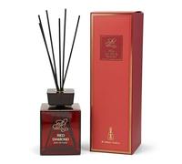 Luxury Reed Diffuser 1000ml, Red Diamond Room Diffusers, Long Lasting Air Fresheners Home Fragrance, Square Glass Bottle with Black Diffuser Reeds for Home, Office, Kitchen & Bathroom
