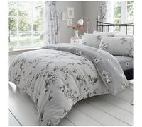 Luxury Reversible Floral Duvet Quilt Cover Bedding Set Single Double King Size