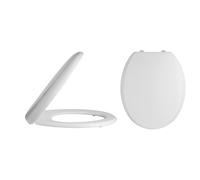 Luxury Round Top Fix Soft Close - White