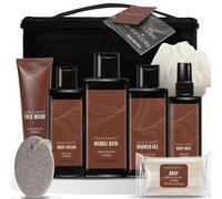 Luxury Sandalwood Bath Set for Men: Complete Grooming Gift for Any Occasion