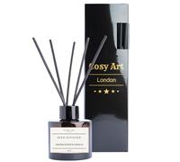 Luxury Sandalwood & Vanilla Reed Diffuser | Long-Lasting 100ml Home Fragrance | Includes Extra Rattan Reeds for Optimal Scent Throw | Vegan & Cruelty-Free for Home & Office Décor