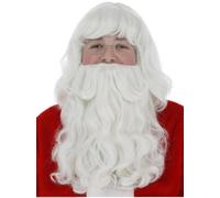 Luxury Santa Beard Father Christmas Fancy Dress Accessory & Santa Wig