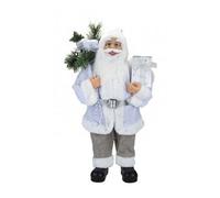 Luxury Santa Standing Christmas Decoration White Suit 62cm