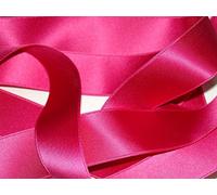 Luxury Satin Ribbon Double Sided 10mm Fuchsia Pink 3m