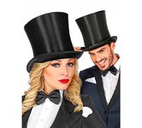 Luxury satin top hat for adults