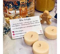 Luxury Scented Soy Tealight Candles | Natural Soy Wax Zero Waste Tealight Refills | Eco-Friendly, Cruelty-Free & Vegan Candles, Aromatherapy & Spa Tealights (Gingerbread)