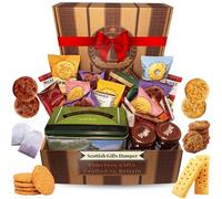 Luxury Scottish Gifts Hamper - Afternoon Tea Hamper for 2 Contains Scotland’s Finest Tea, Jams, Shortbread and Biscuits Gift Set. Heritage Lordingtons Tea Gifts for Women and Men
