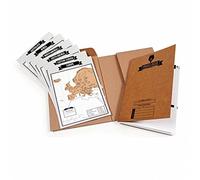 Luxury Scratch Map Travel Journal | Geek Fun TRAVELOGUE | Diary Travel Travelogue Map Scratch Off Map | Travel Memo Notebook