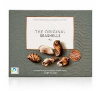 Luxury Seashell Chocolate Gift Box 375g Hazelnut Praline Filled Assorted Milk Dark & White Chocolates Premium Gourmet Sweet Hamper Gift for Christmas Birthday Valentine’s Day Celebration Treat Box