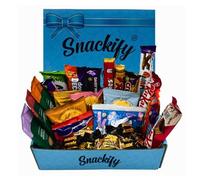 Luxury Selection Gift Box, 22 Assorted Chocolate Bars, Best Flavour Coffee, Biscuits, Butters Candies, English Brands Hamper for Christmas, Fathers & Mothers Day, Birthday, Merry Chritmas Gift Card