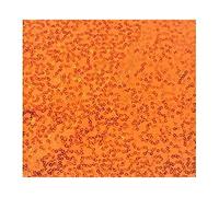 Luxury Sequin Dance Wear Stretch Fabric Material - Flo Orange, 1/8MTR 36cmx50cm