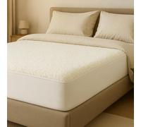 Luxury Sherpa Fleece Thermal Underblanket - Ultra Soft, Warm & Snug Fitted Sheet with Extra Deep Pockets - Perfect Winter Under Blanket Bed Cover & Mattress Protector (Super King)