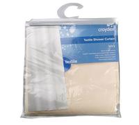 Luxury Shower Curtain Ivory, Bathroom Decor