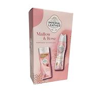 Luxury Shower Gel sets Gold Goddess Radiant Shower Duo & Mallow & Rose Pampering Body Wash Duo Indulgent Fragrance (One Size, Mallow & Rose Pampering Body Wash Duo)