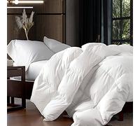 Luxury Siberian Goose Down Duvet 100% Egyptian Cotton 1200 Thread Count 1200 Thread Count Cassette Design - 1.275g Filling Weight - Full Size Duvet
