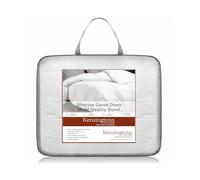Luxury Siberian Goose Down Duvet King Size - 100% Pure Down, 500TC Cotton Cover, All Season Combi 15 Tog (4.5 + 10.5), OEKO-TEX Certified, Anti-Allergy, Ultra-Soft & Breathable Bedding