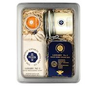 Luxury Skincare Gift Set - Luxury No.1 Large | Hand Cream Bar, Body Butter, Soap & Lip Balm | 100% Natural & Handmade in Scotland | Gift for Women & Men