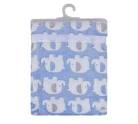 Luxury Soft Fleece Baby Blanket in Cute Elephant Design 75 x 100cm for Babies from Newborn