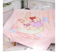 Luxury Soft Mink Baby Blanket - Warm Fleece, All-Season, 100 x 140cm, Perfect for Toddler Boys & Girls, Cot & Pram (Baby Elephant)