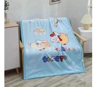 Luxury Soft Mink Baby Blanket - Warm Fleece, All-Season, 100 x 140cm, Perfect for Toddler Boys & Girls, Cot & Pram (Sheep)