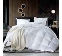 Luxury Soft Natural Down Duvet Quilt Supreme Quality All Togs Double Size White 15 Tog (2400g) Winter duvet very warm