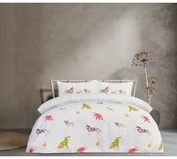 Sleepdown Pooches in Jumpers Design Duvet Set, Super Soft Microfibre, Reversible, Button Fastening, 100% Polyester Bedding Set with Pillowcase, Double Duvet Cover (200 X 200 CM), Natural